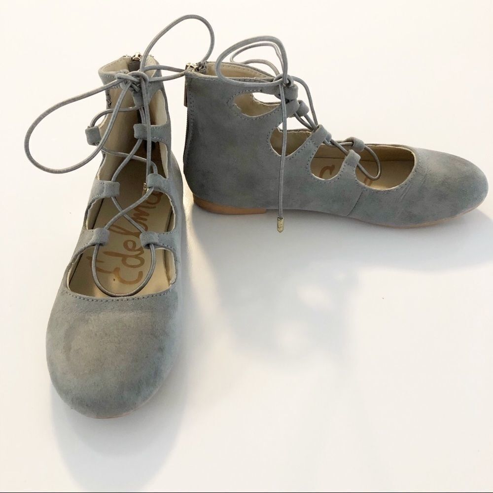 Sam Edelman Felicia Stella Grey Frost suede shoes